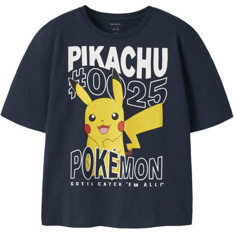 Name It Navy Blazer Nkmjamish Pokemon Nreg Ss Top Noos Sky