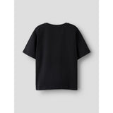 Name It Black Nkffora Stitch Ss Nreg Top Box Noos Wdi
