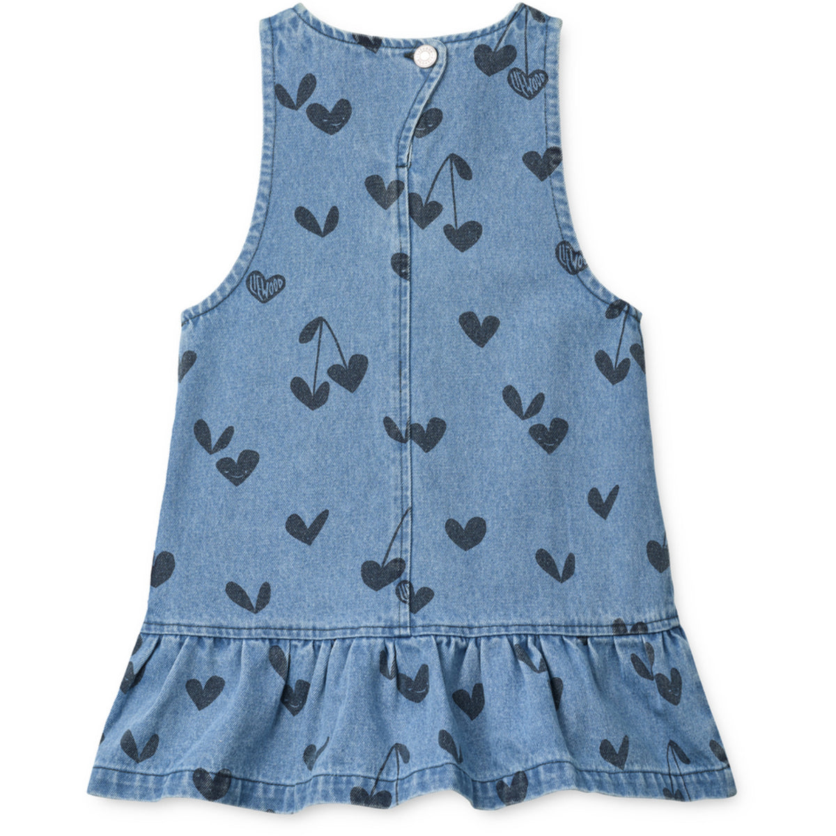 LIEWOOD Sweethearts / Denim Angelica Printed Denim Frill Dress