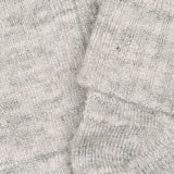 Minymo Light Grey Melange Baby 2X2 Rib Wool Socks 2-Pack