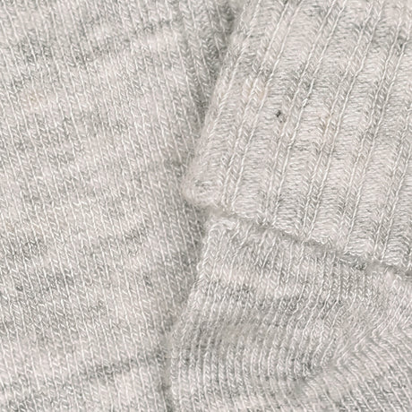 Minymo Light Grey Melange Baby 2X2 Rib Wool Socks 2-Pack