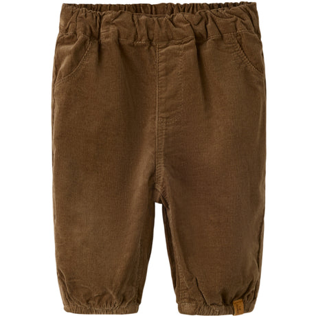 Lil'Atelier Teak Nbmsomba Loose Cord Pants 7766-So Lil