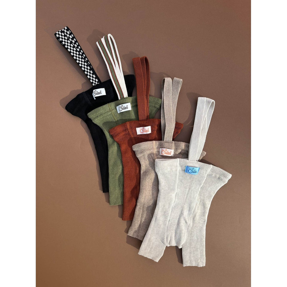 Silly Silas Cinnamon Shorty Tights With Braces