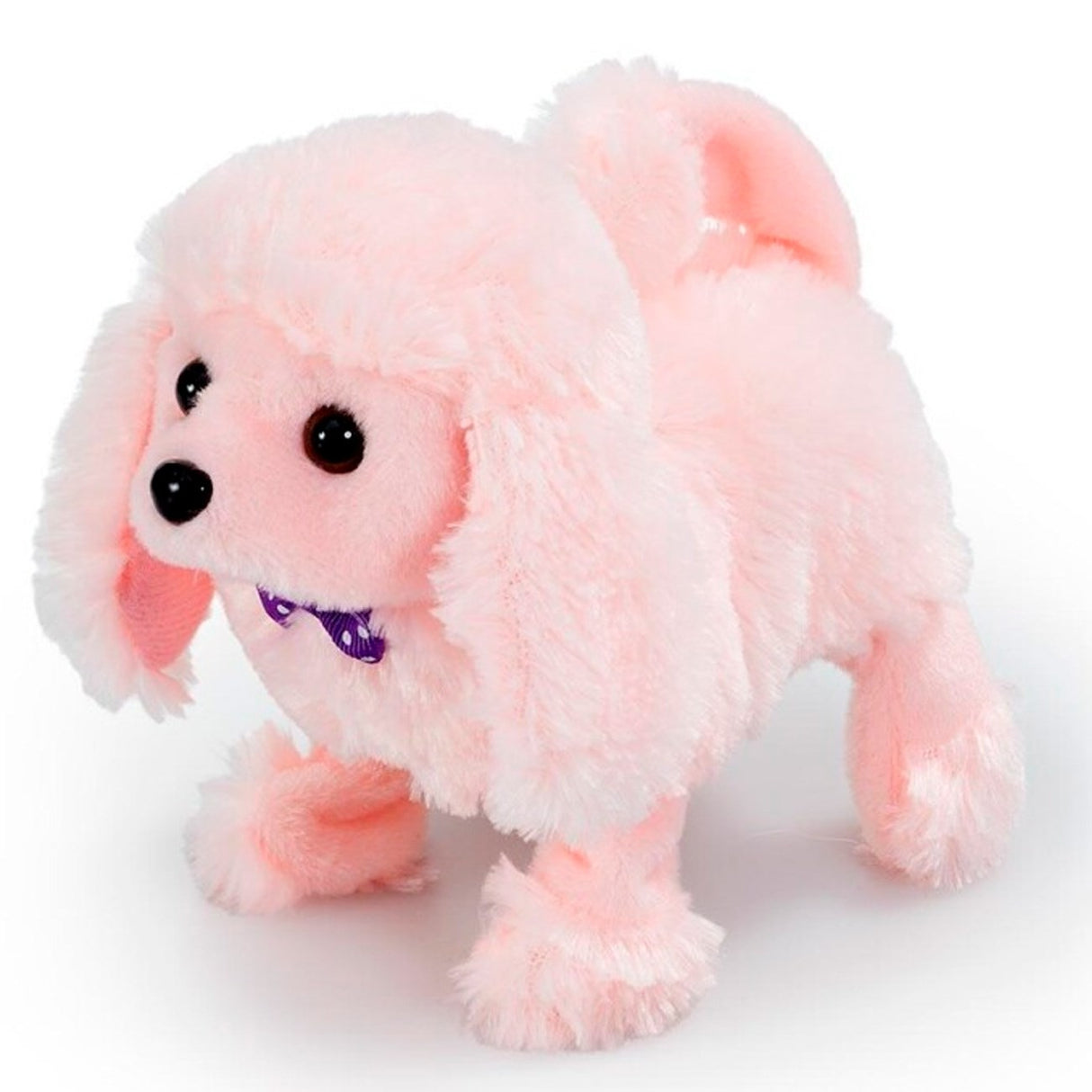 Happy Pets Playful Plush Puppy Pink