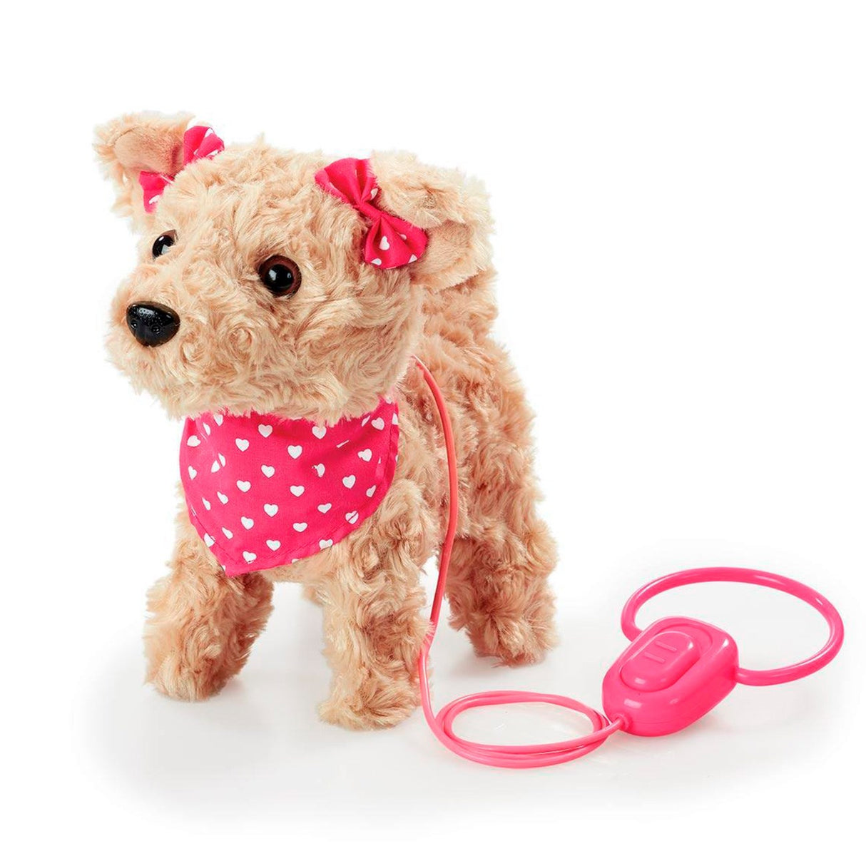 Happy Pets Plush Puppy on a Leash - Terrier