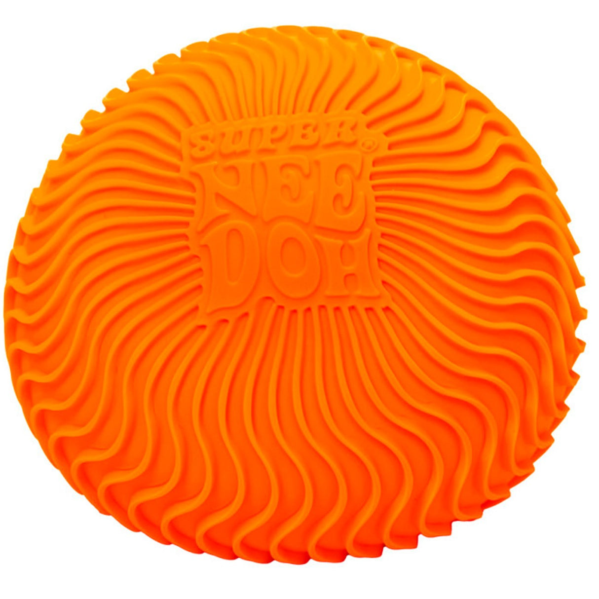 NeeDoh Super Ripples Orange Fluted