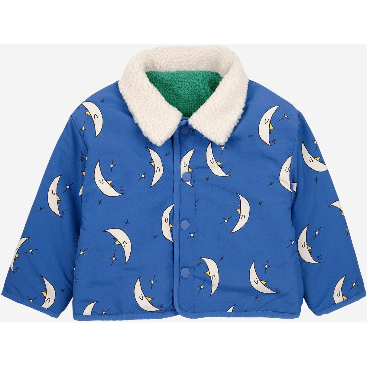 Bobo Choses Blue Beneath The Moon All Over Reversible Jacket