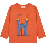 Bobo Choses Orange Faraway Castle LS T-Shirt