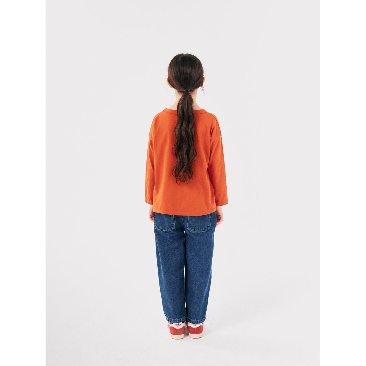 Bobo Choses Orange Faraway Castle LS T-Shirt