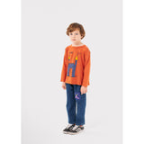 Bobo Choses Orange Faraway Castle LS T-Shirt