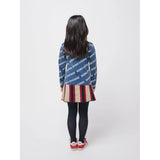 Bobo Choses Midnight Blue All Over Rib Turtle Neck T-shirt