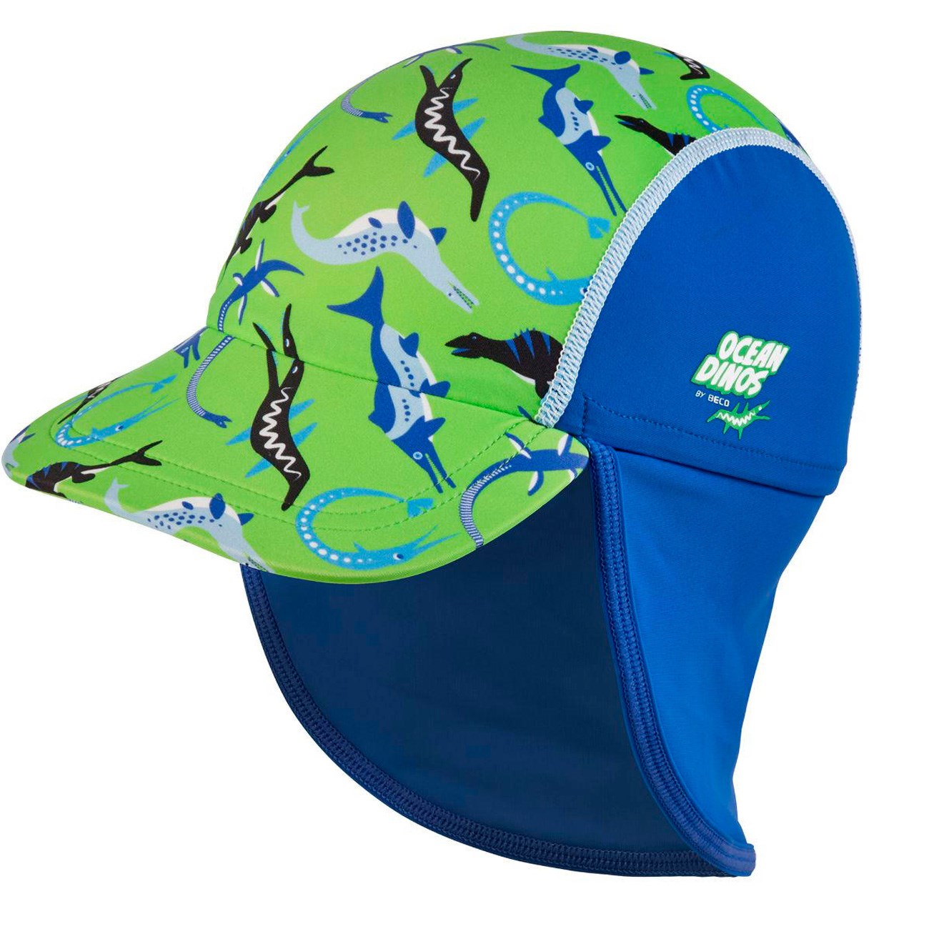 BECO Green Sun Hat Ocean Dinos