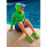 BECO Blue Sun Hat Ocean Dinos