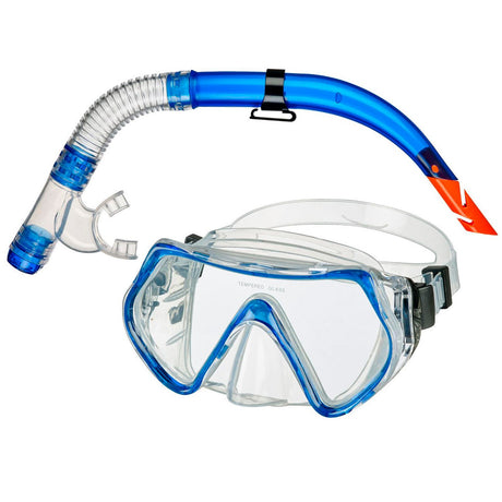 BECO Blue Snorkel Set BIBIONE