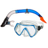 BECO Blue Snorkel Set LIVORNO 8+