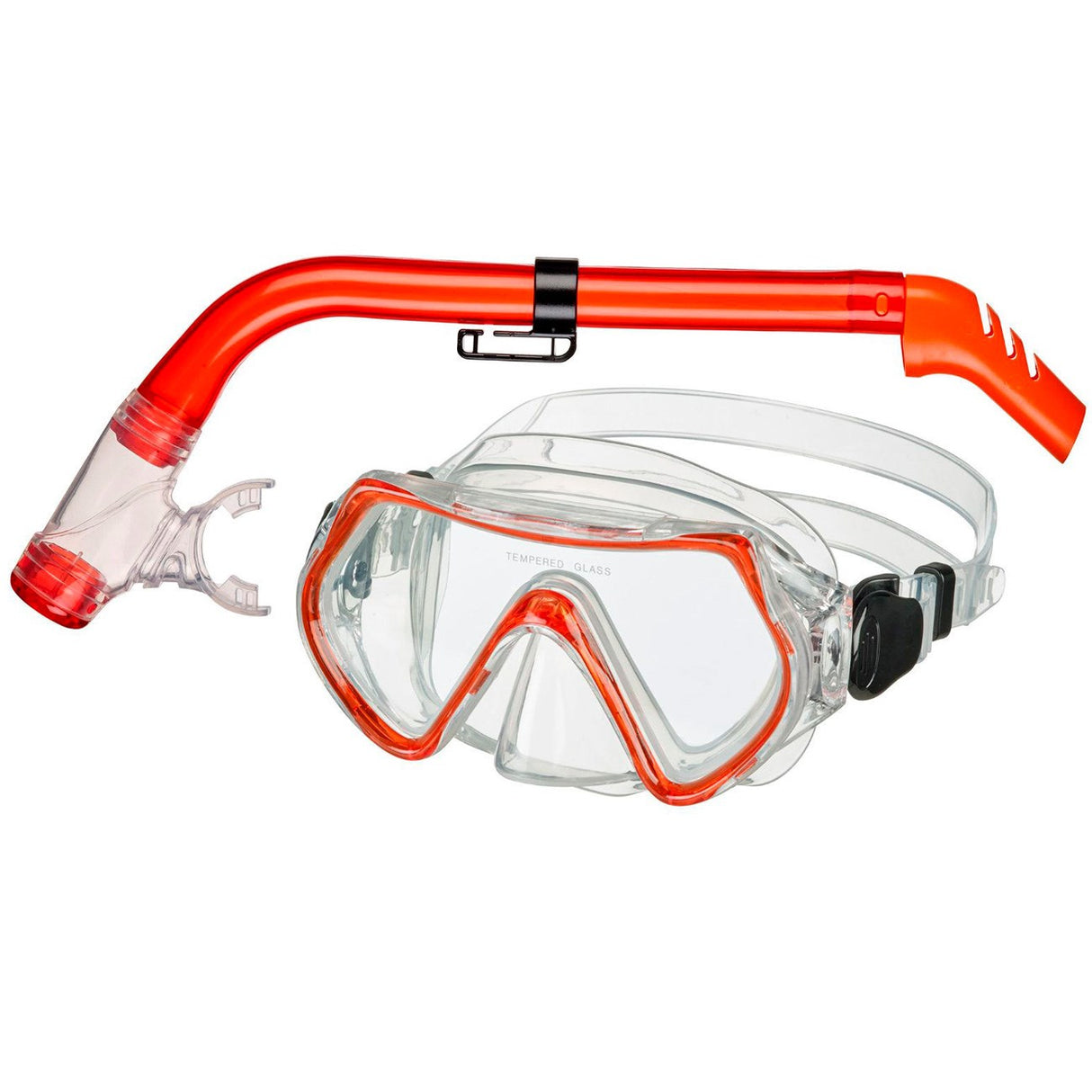 BECO Red Snorkel Set ANCONA 4+