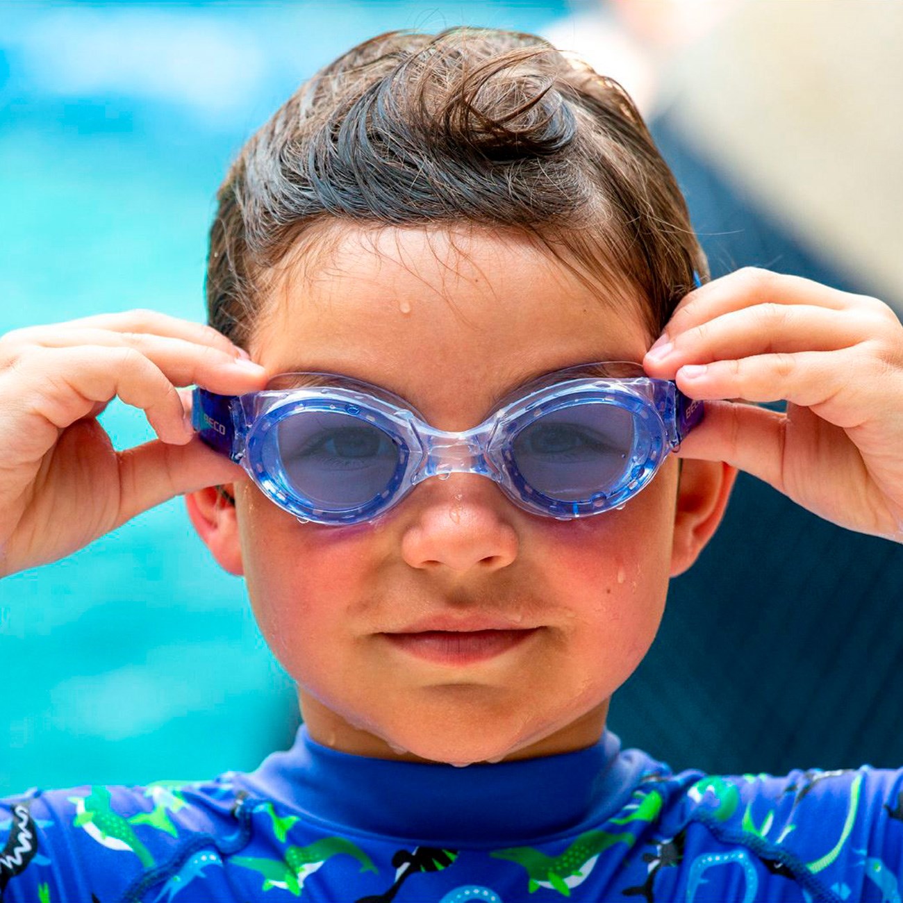 BECO Blue Swimming Goggles VIGO 8+ 2