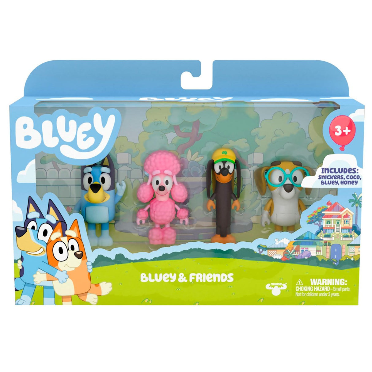 Bluey Figurines Friends 4-pack