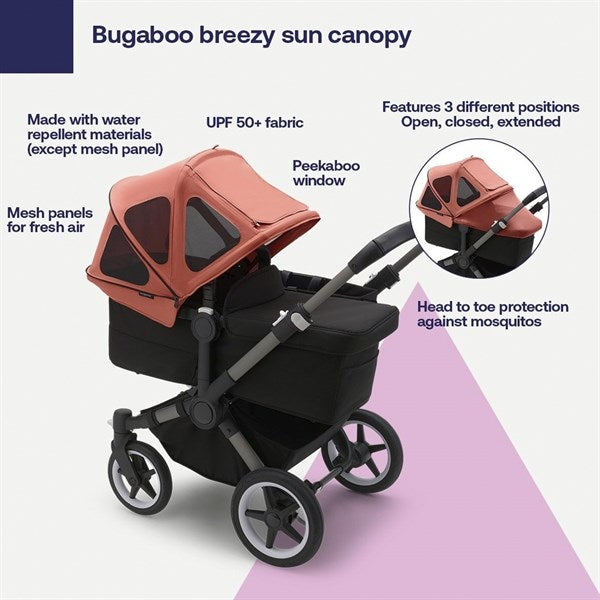 Bugaboo Donkey Breezy Sun Kaleche Dune Taupe 2