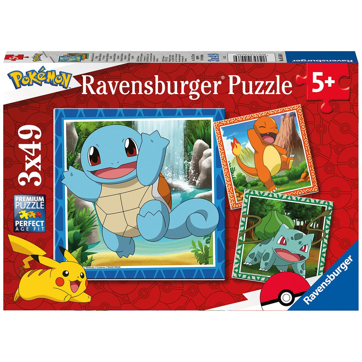 Ravensburger Pokémon 3x49p