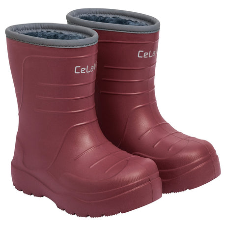 CeLaVi Apple Butter Thermal Wellies - Embossed