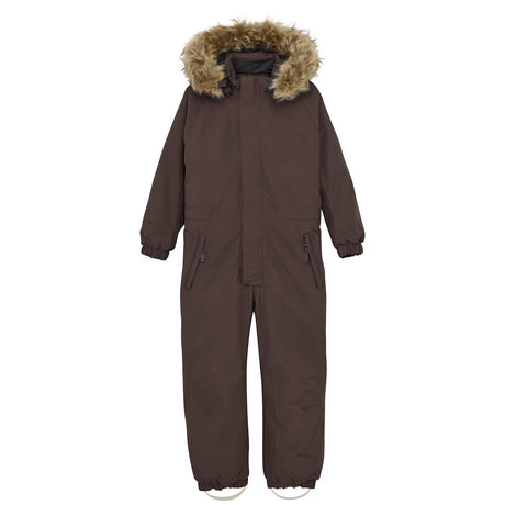 Color Kids Raisin Snowsuit w. Fake Fur