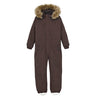 Color Kids Raisin Snowsuit w. Fake Fur