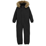 Color Kids Black Snowsuit w. Fake Fur