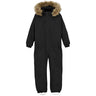 Color Kids Black Snowsuit w. Fake Fur