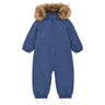 Color Kids Vintage Indigo Snowsuit w. Fake Fur