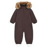 Color Kids Raisin Snowsuit w. Fake Fur