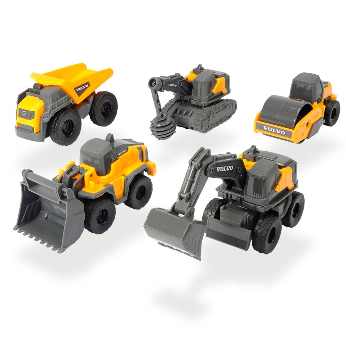 Dickie Toys 5-Pack Volvo Construction Machine