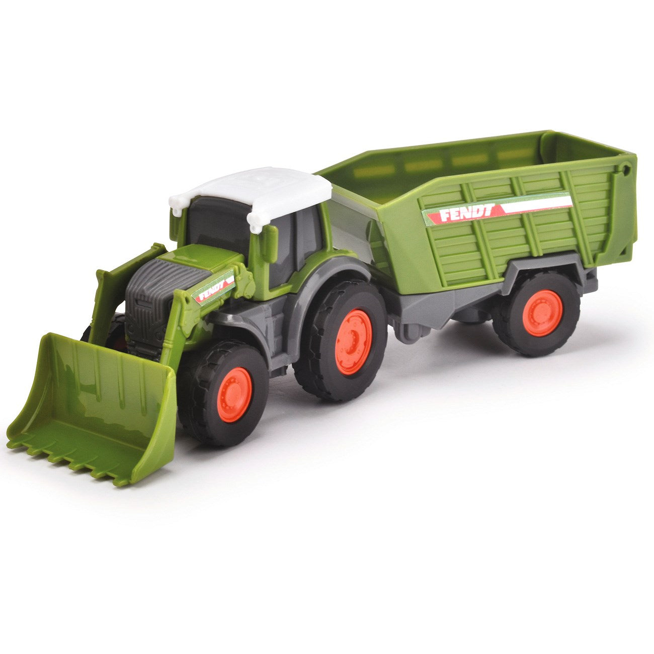 Dickie Toys Fendt tractor set with trailer
