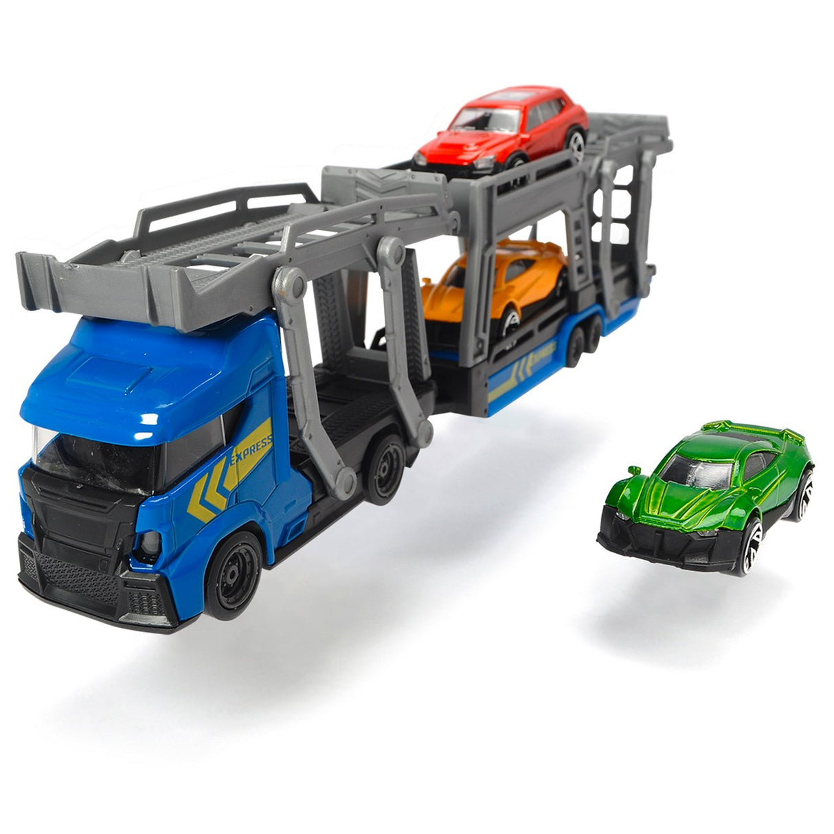 Dickie Toys Car Transporter Blue