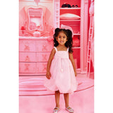 Dolly by Le Petit Tom DollyPink Dolly World Heart Balloon Organza Dress