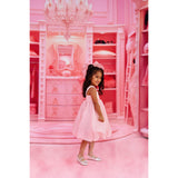 Dolly by Le Petit Tom DollyPink Dolly World Heart Balloon Organza Dress