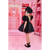 Dolly by Le Petit Tom Black Dolly World Big Organza Hair Bow