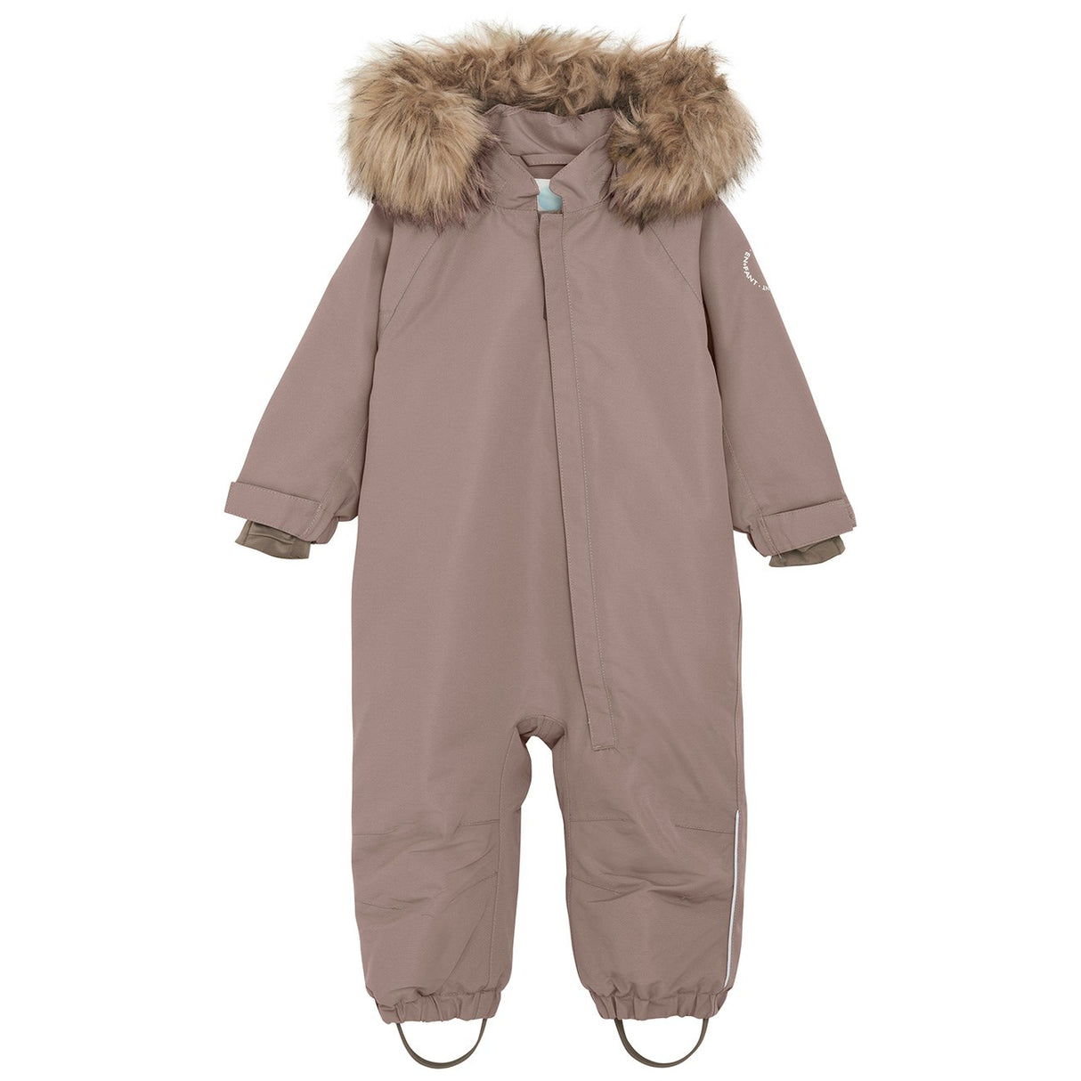 En Fant Pine Bark Baby Snowsuit m. Fake Fur