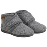 En Fant Dark Gray Melange Wool Booties Velcro