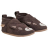 En Fant Chocolate Brown Leather Booties w. Animal motif