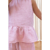 Fliink Cloud Dancer Pink Stripe Ciao Stripe Top