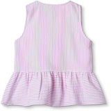 Fliink Cloud Dancer Pink Stripe Ciao Stripe Top