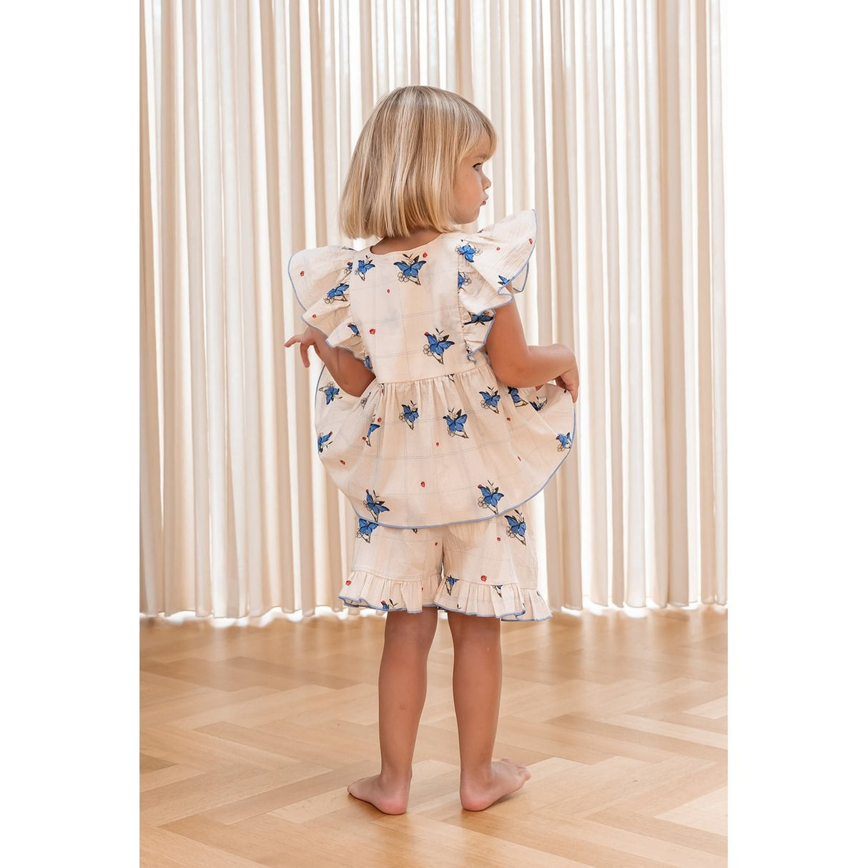 Fliink Sandshell Aop Sally Ss Blouse