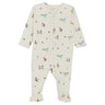 FIXONI Silver Blue Nightsuit Ls W. Feet Rib