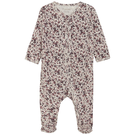 FIXONI Huckleberry Nightsuit Ls W. Feet Rib