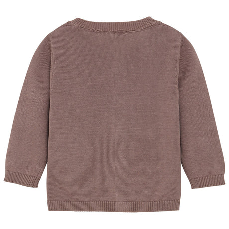 FIXONI Deep Taupe Cardigan Knit