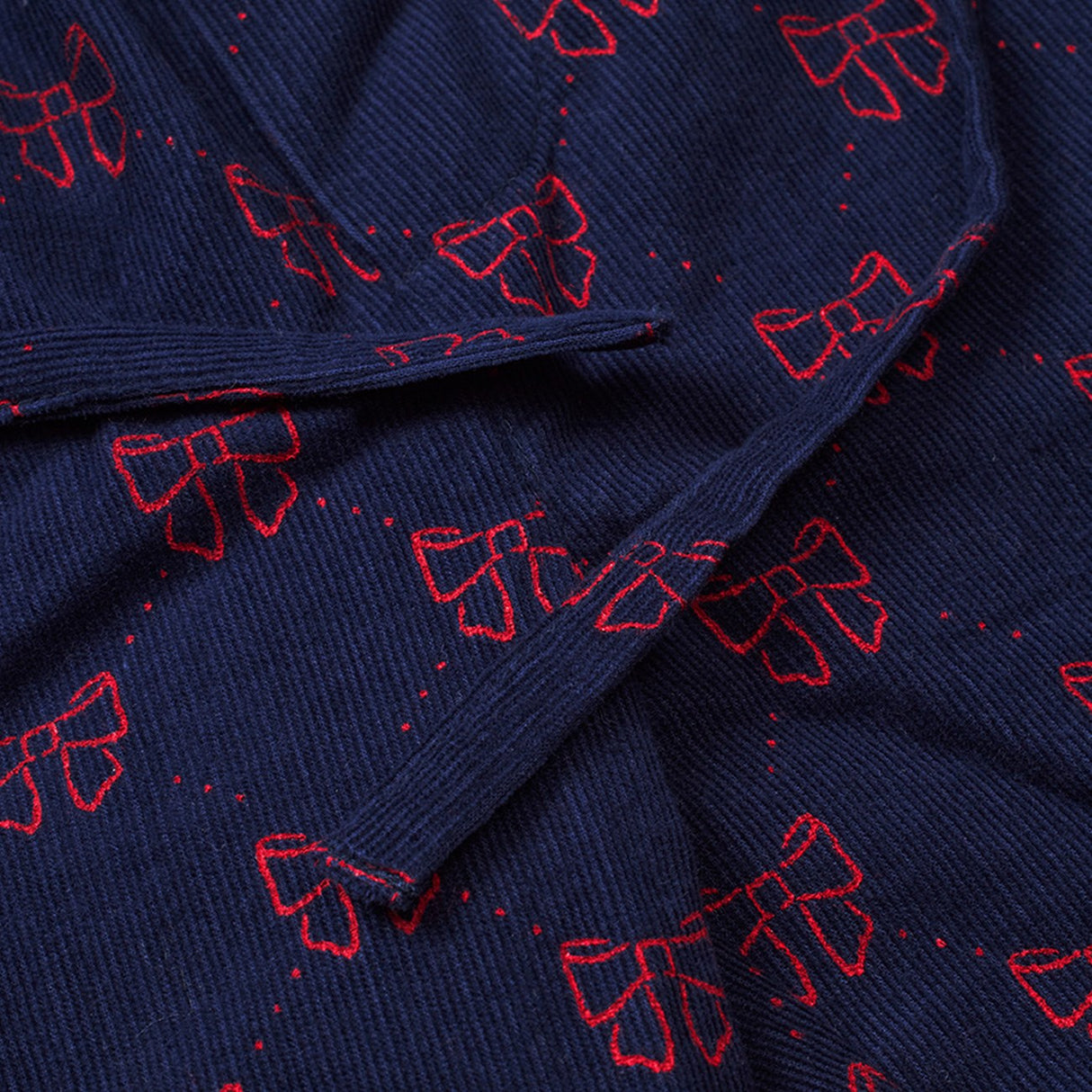 Flöss Navy/Ruby Red Bows Luna Pants 2