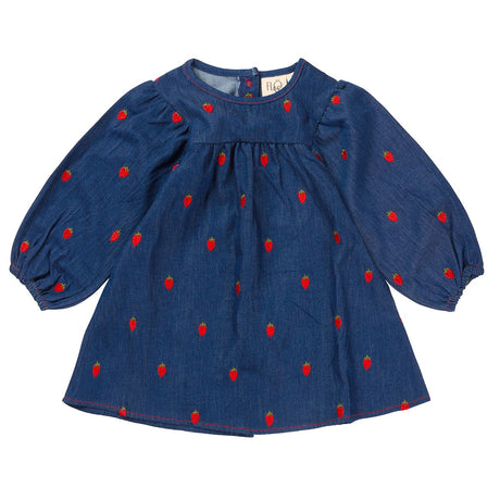 Flöss Berry Denim Colette Dress