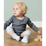 Gobabygo Sky Blue Non Slip Socks Organic Cotton