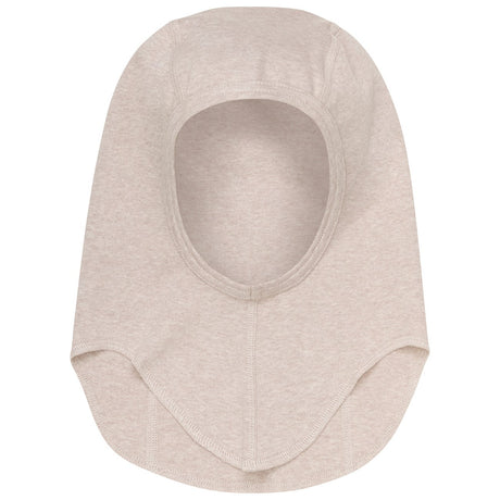 Huttelihut Camel Melange Balaclava Cotton Rib